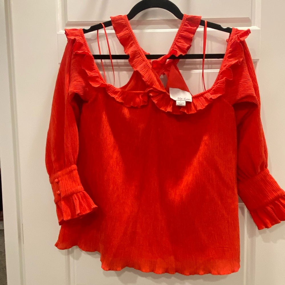 CHLOE OLIVERS long sleeve too. Red in color. Size Small.